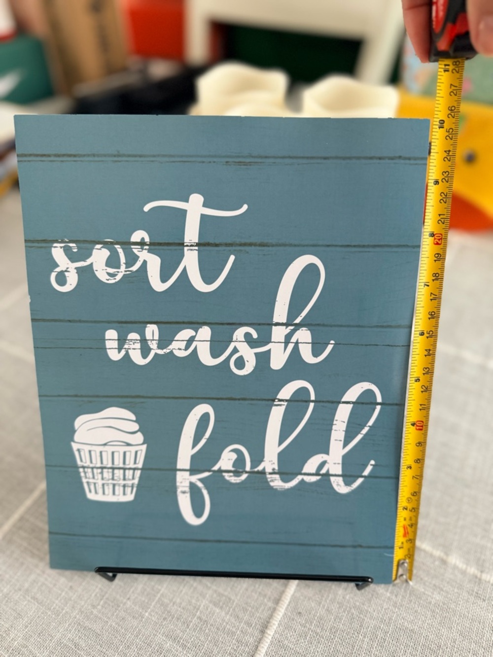 Sort Wash Fold print Sign - Picture 3 of 3